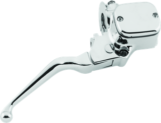 Bikers Choice 96-07 Single Disc Chrome Handlebar Master Cylinder 9/16in Bore H-D 45019-96