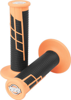ProTaper Clamp-On 1/2 Waffle Grip - Neon Orange/Black
