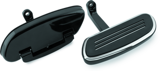 Bikers Choice 93-Up Touring Passenger Floorboards Replaces H-D 50378-07 Black