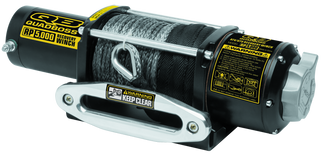 QuadBoss Winch Kit - 50ft Synthetic Rope - 3.8hp - Hawse Fairlead - Wireless Remote - 5000lb