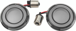 Kuryakyn Tracer L.E.D. Rear Turn Signal Insert, Red Light/Smoke Lens 1156