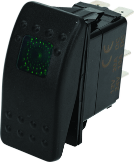 DragonFire Racing Lighted Switch On/Off Rocker Switch Green Lite