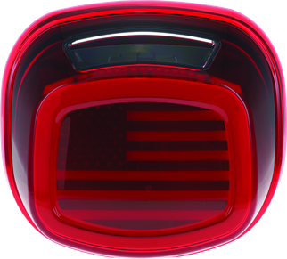 Kuryakyn Freedom Taillight Red Lens With License Light