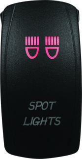 DragonFire Racing Lighted Switch Spot Light On/Off Red