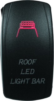 DragonFire Racing Lighted Switch Roof Led On/Off Red