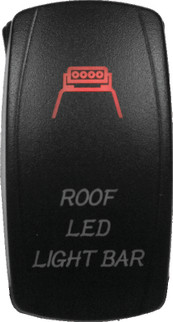DragonFire Racing Lighted Switch Roof Led On/Off Red