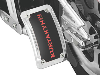 Kuryakyn Lighted Curved Vertical Side Mount License Plate Holder