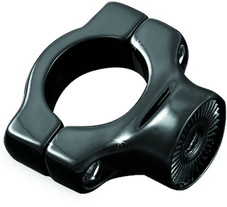 Kuryakyn Side Mount License Plate Holder Clamp 86-17 Softails Gloss Black