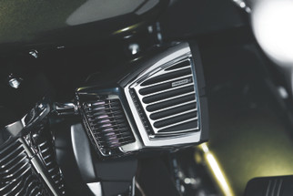 Kuryakyn Classic Faceplate Hypercharger ES Black & Chrome