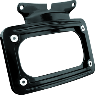 Kuryakyn Curved License Plate Mount Black