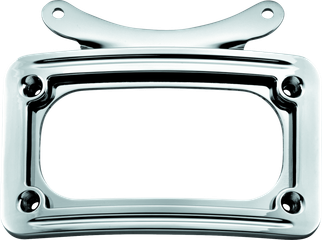 Kuryakyn Curved License Plate Frame Chrome