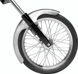 Bikers Choice Outlaw Raw Front Fender Wide Glide 21 Inch Wheel Undrilled Custom