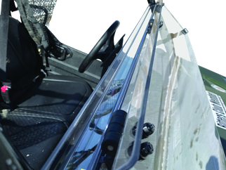 QuadBoss 16-22 Honda SXS1000 Pioneer 1000 Windbreak Folding Windshield