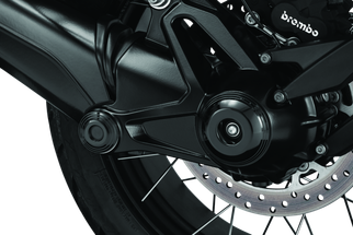 Kuryakyn Lodestar Rear Axle Sliders-BMW-Black