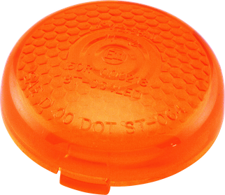 Bikers Choice Replacement Honeycomb Amber Lens For LED Bullet Turn Signal