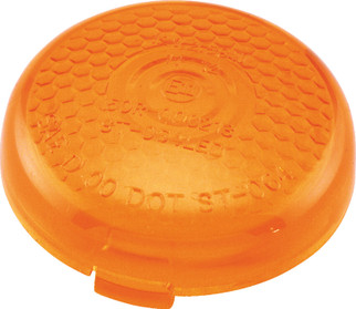 Bikers Choice Replacement Honeycomb Amber Lens For LED Bullet Turn Signal