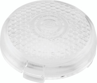 Bikers Choice Replacement Honeycomb Clear Lens For LED Bullet Turn Signal