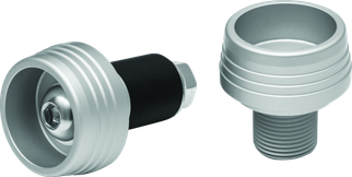 Kuryakyn Lodestar Front Axle Slider Silver
