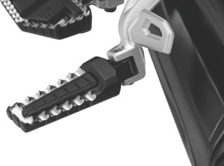 Kuryakyn Splind Peg Adptrs BMW Rear Blk