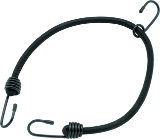 BikeMaster Bungee 24in Heavy Duty 3 Hook Black