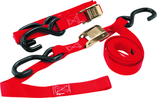 BikeMaster Tiedown Integrated Softhook - Red
