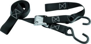 BikeMaster Tiedown 1-1/2 Integrated Softhook - Black