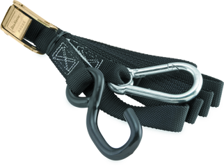 BikeMaster Tiedown Carabiner Softhook - Black