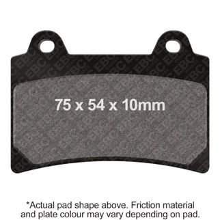 EBC 92-93 Yamaha TDM 850 Front Left/Right Semi-Sintered Vee Brake Pads