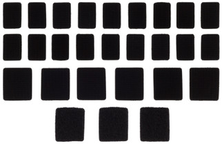 Knee Brace Velcro Set (black)