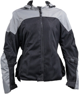 Speed and Strength Starstruck Mesh Jacket Grey/Black Womens - XS