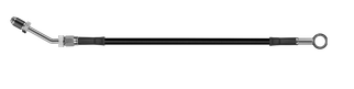 Goodridge 72in Universal Clutch Line w/SS Fittings & Black Hose - Straight Banjo w/M10 Fitting