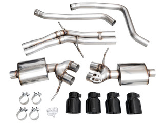 AWE Tuning 19-21 Porsche Macan 3.0T/2.9TT Touring Edition Cat-Back Exhaust w/ Diamond Black Tips