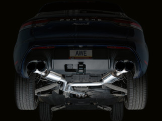 AWE Tuning 19-21 Porsche Macan 3.0T/2.9TT Touring Edition Cat-Back Exhaust w/ Diamond Black Tips
