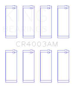 King Engine Bearings Saab B20/B20E/B202/Bz20 (Size +0.75mm) Connecting Rod Bearing Set