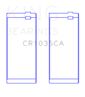 King Engine Bearings Cummins B-Ser. L4 (Size +0.75mm) Connecting Rod Bearing Set