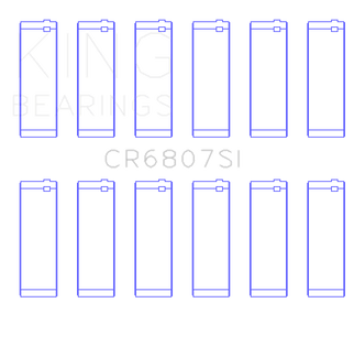 King Engine Bearings Ford V6 Triton/Ohv (Od+.002in) (Size +0.75mm) Connecting Rod Bearing Set