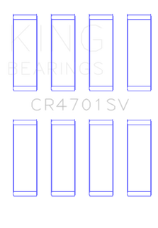 King Engine Bearings VW Czda Ea211 (Size +0.50mm) Connecting Rod Bearing Set