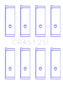 King Engine Bearings Honda D17A1/2 1.7L 16V (Size +0.75mm) Connecting Rod Bearing Set
