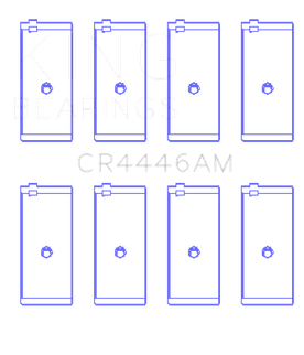 King Engine Bearings Toyota 3K/4K/(Size +0.25mm) Connecting Rod Bearing Set