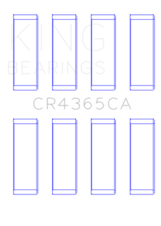 King Engine Bearings Ford ZETec S/Ecoboost1.6 (Size +1.0mm) Connecting Rod Bearing Set