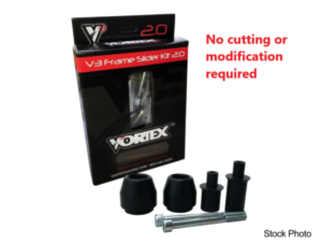 Vortex Racing 08-15 Ducati Monster 696,1100 V3 2.0 Frame Slider Kit- No Cut