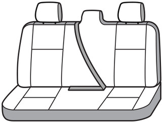 Covercraft 19-24 Dodge Ram 1500 Carhartt PrecisionFit Custom Second Row Seat Covers - Gravel