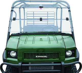 QuadBoss 09-22 Kawasaki KAF620M Mule 4010 4x4 Windbreak Folding Windshield