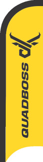 QuadBoss 11ft Sail Flag Yellow