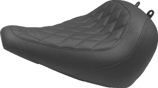 Mustang Harley Low Medallion Sissy Bar Pad (7.5 inch x 9 inch)- Black
