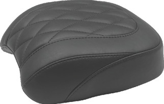 Mustang 18-21 Harley Fat Bob Standard Touring Passenger Seat Trapezoid - Black
