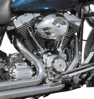 S&S Cycle Air Stream Air Cleaner Cover for all Stealth Applications - Chrome