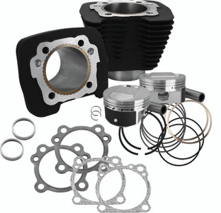 S&S Cycle 86-21 Sportster Models High Compression 1250cc Conversion Kit - Wrinkle Black