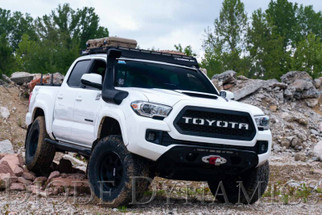 Diode Dynamics 16-21 Toyota Tacoma Stage Series 2in LED Ditch Light Kit - Sport Yellow Combo