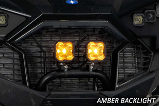 Diode Dynamics SS3 LED Bumper 1 In Roll Bar Kit Max - White Combo (Pair)